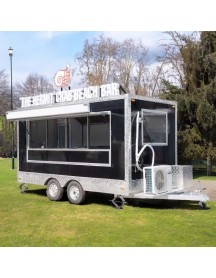 Square trailer food truck 13 feet