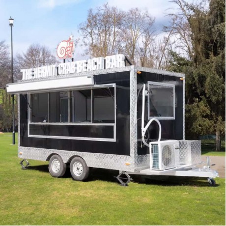 Square trailer food truck 13 feet