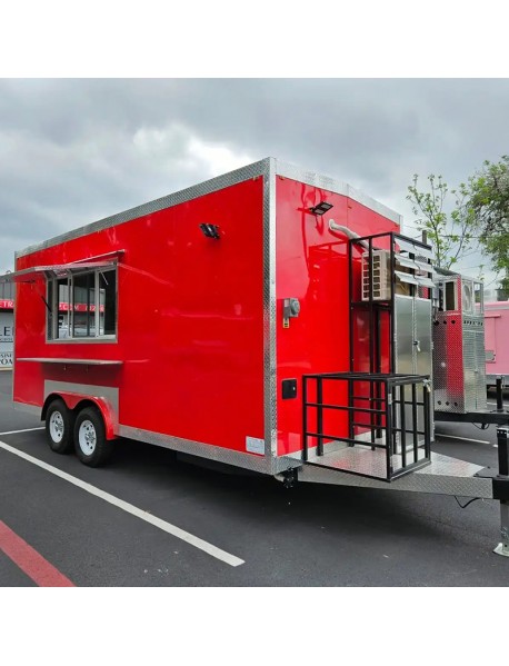 Square food trailer fiberglass 11.5 feet