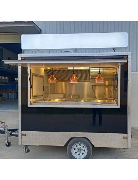 Square trailer food truck 13 feet