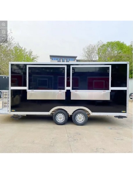 Square trailer food truck 13 feet