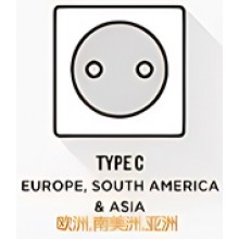  Europe, South America, Africa power sockets