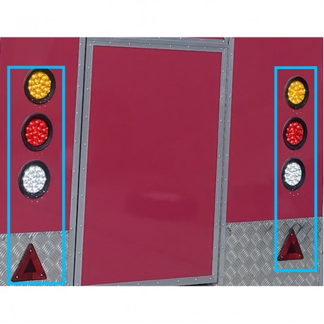 Width indicator light Height indicator light Taillight