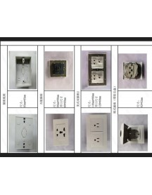 Universal plug American double plug European socket